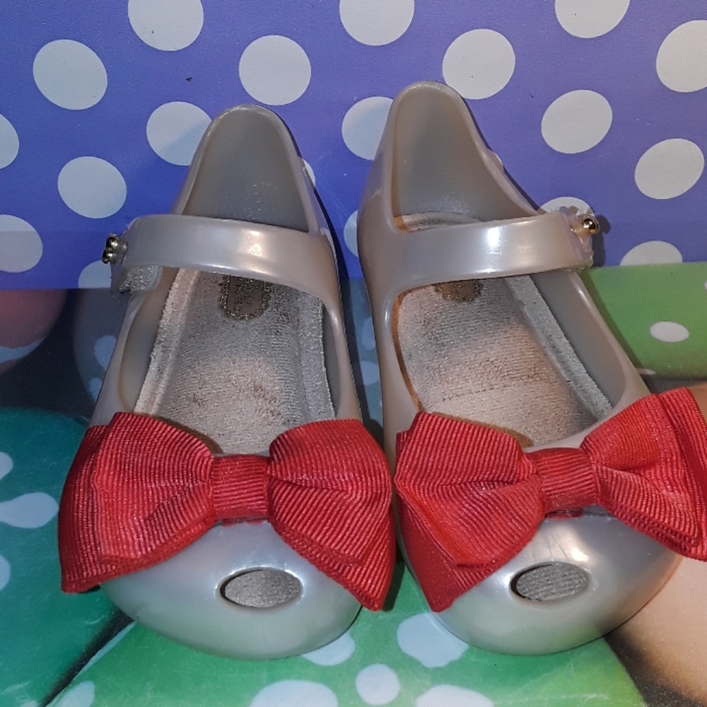 Cute Mini Melissa ultragirl white/Red 7us pre O